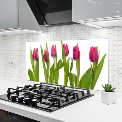 Painel cozinha Tulipas Flores Planta