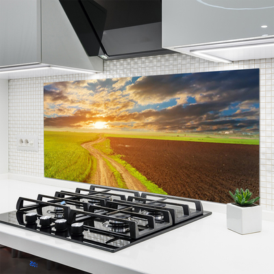 Painel cozinha Campo Céu Sol Natureza