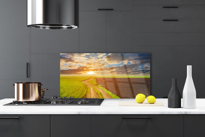 Painel cozinha Campo Céu Sol Natureza