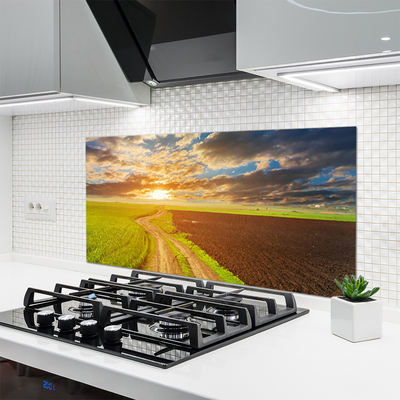 Painel cozinha Campo Céu Sol Natureza