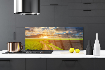 Painel cozinha Campo Céu Sol Natureza