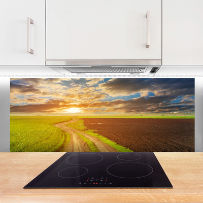Painel cozinha Campo Céu Sol Natureza