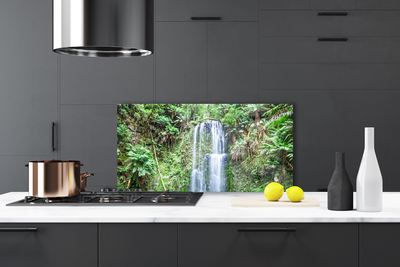 Painel cozinha Cachoeira Árvores Natureza