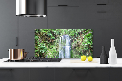 Painel cozinha Cachoeira Árvores Natureza