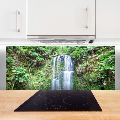 Painel cozinha Cachoeira Árvores Natureza