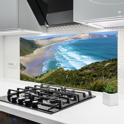 Painel cozinha Paisagem de praia e mar