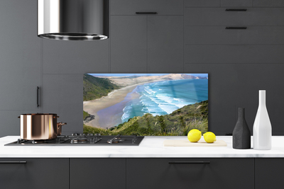 Painel cozinha Paisagem de praia e mar