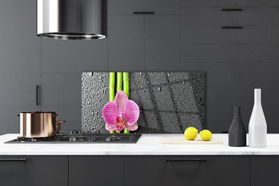 Painel cozinha Planta de flor de bambu Natureza