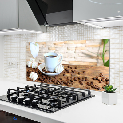 Painel cozinha Caneca de cozinha com grãos de café