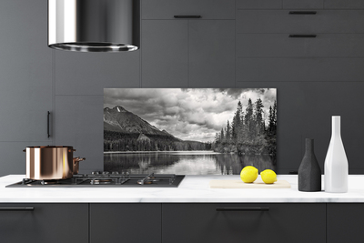 Painel cozinha Montanha Floresta Lago Natureza