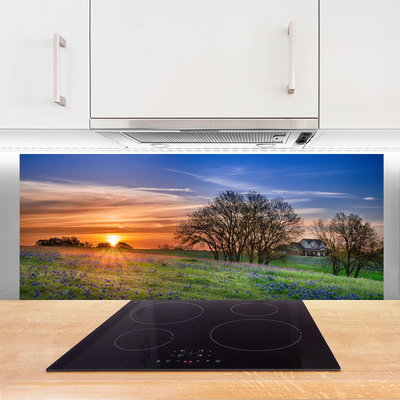 Painel cozinha Paisagem do Sol do Prado