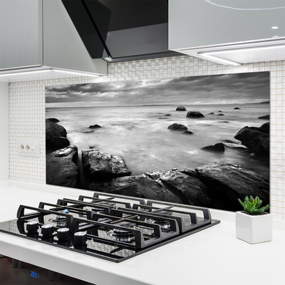 Painel cozinha Paisagem do Mar Rochoso