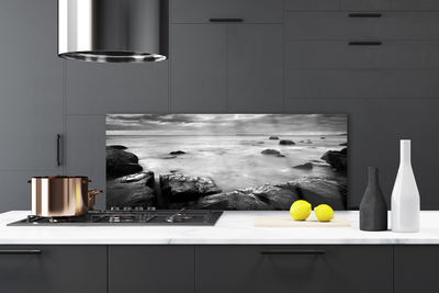 Painel cozinha Paisagem do Mar Rochoso