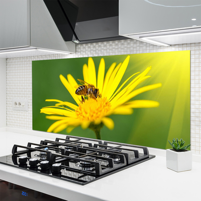 Painel cozinha Abelha Flor Natureza