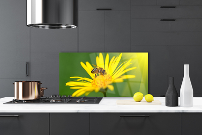 Painel cozinha Abelha Flor Natureza