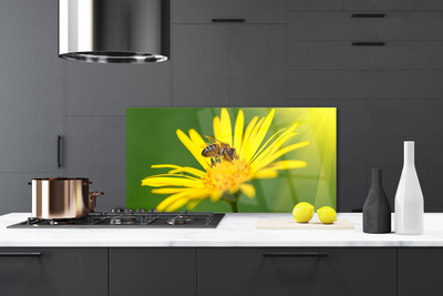Painel cozinha Abelha Flor Natureza