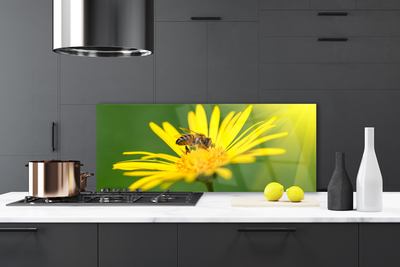 Painel cozinha Abelha Flor Natureza