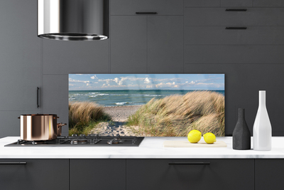 Painel cozinha Paisagem de ervas marinhas de praia