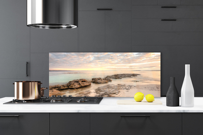 Painel cozinha Paisagem de praia e mar
