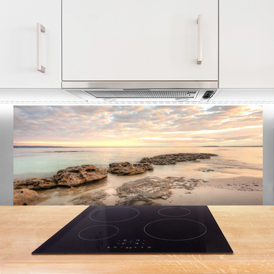 Painel cozinha Paisagem de praia e mar