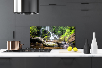 Painel cozinha Cachoeira Floresta Natureza Riacho