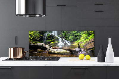 Painel cozinha Cachoeira Floresta Natureza Riacho