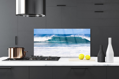 Painel cozinha Mar Onda Água Oceano