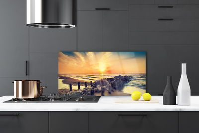 Painel vidro cozinha Quebra-mar da Praia Mar Oeste