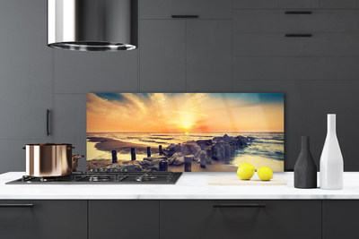 Painel vidro cozinha Quebra-mar da Praia Mar Oeste