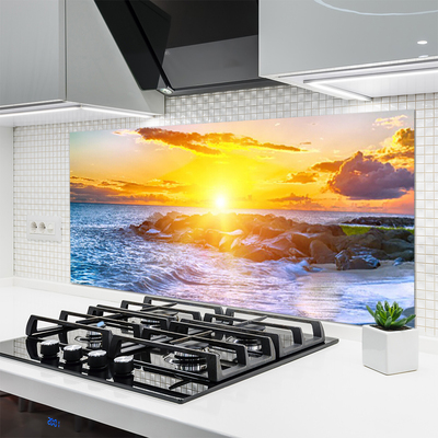 Painel cozinha Costa do Mar do Pôr do Sol