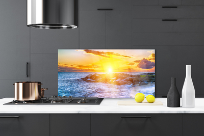 Painel cozinha Costa do Mar do Pôr do Sol