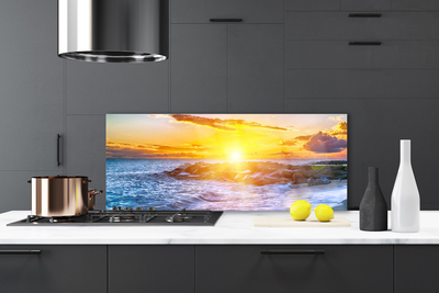 Painel cozinha Costa do Mar do Pôr do Sol