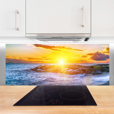 Painel cozinha Costa do Mar do Pôr do Sol