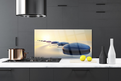 Painel cozinha Pedras na água do spa