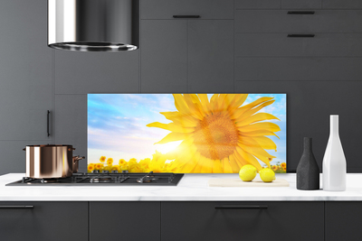 Painel cozinha Flor de Girassol Sol