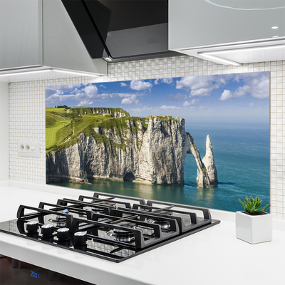 Painel vidro cozinha Rochas Marinhas da Costa do Penhasco