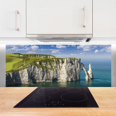 Painel vidro cozinha Rochas Marinhas da Costa do Penhasco