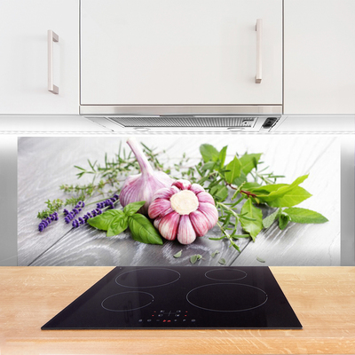 Painel cozinha Ervas de alho para a cozinha