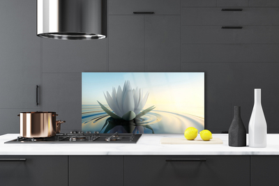 Painel cozinha Natureza do lago com nenúfares