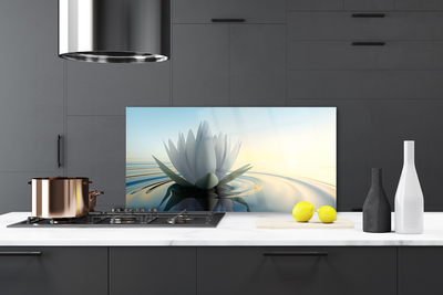 Painel cozinha Natureza do lago com nenúfares