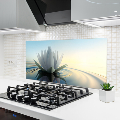 Painel cozinha Natureza do lago com nenúfares