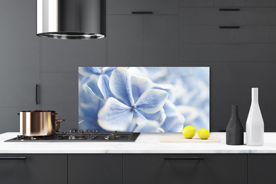 Painel vidro cozinha Flores Pétalas Natureza