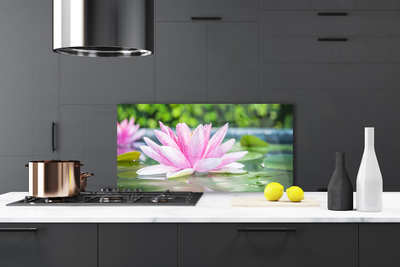 Painel cozinha Natureza do lago com nenúfares