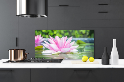 Painel cozinha Natureza do lago com nenúfares