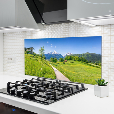 Painel cozinha Montanhas Meadow Path Valley