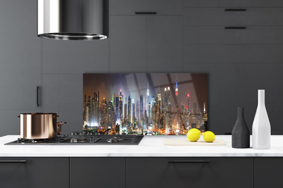 Painel cozinha Noite na cidade de Nova York