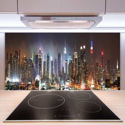 Painel cozinha Noite na cidade de Nova York