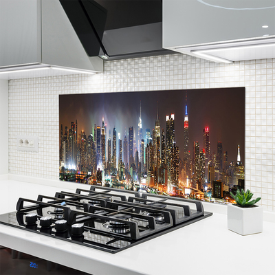 Painel cozinha Noite na cidade de Nova York