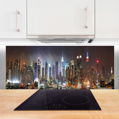 Painel cozinha Noite na cidade de Nova York