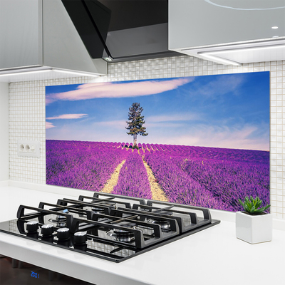Painel cozinha Árvore do Prado do Campo de Lavanda